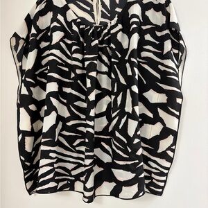 Stylish Black and White Women's Blouse